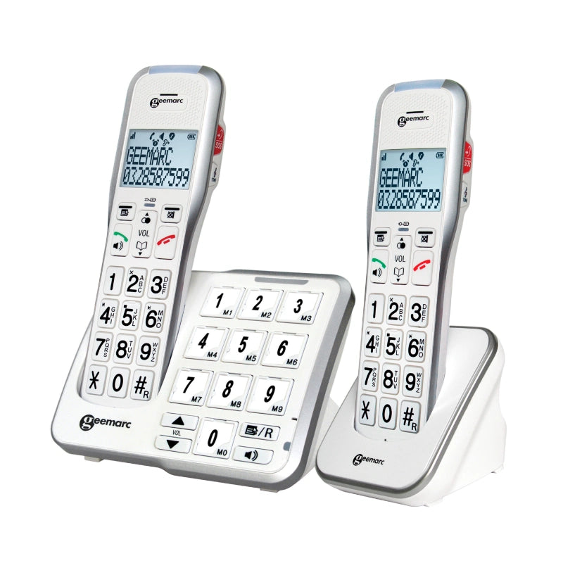 AmpliDECT 595 PHOTO (+50dB) DUO - Téléphone Geemarc