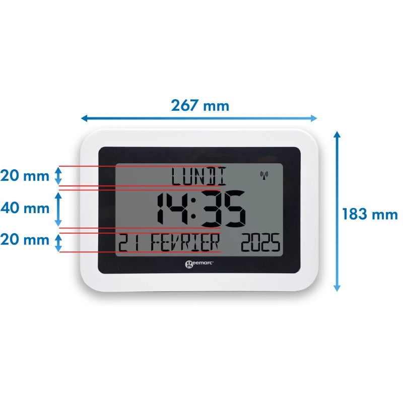 VISO 10 - Horloge Geemarc