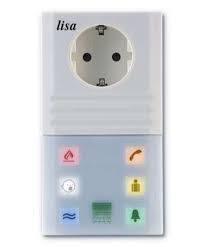 Lampe-flash Radio Lisa + Prise intégrée - HumanTechnik