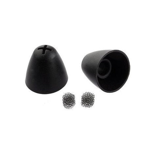 Coussinets mousse noirs Sennheiser pour casque TV, deux filtres maillés