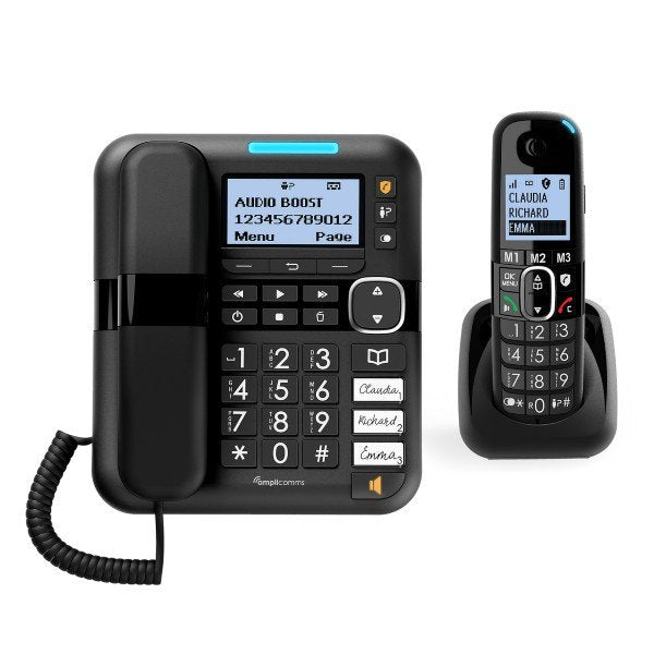 BigTel 1580 Combo (+35 dB) - Téléphone Amplicomms