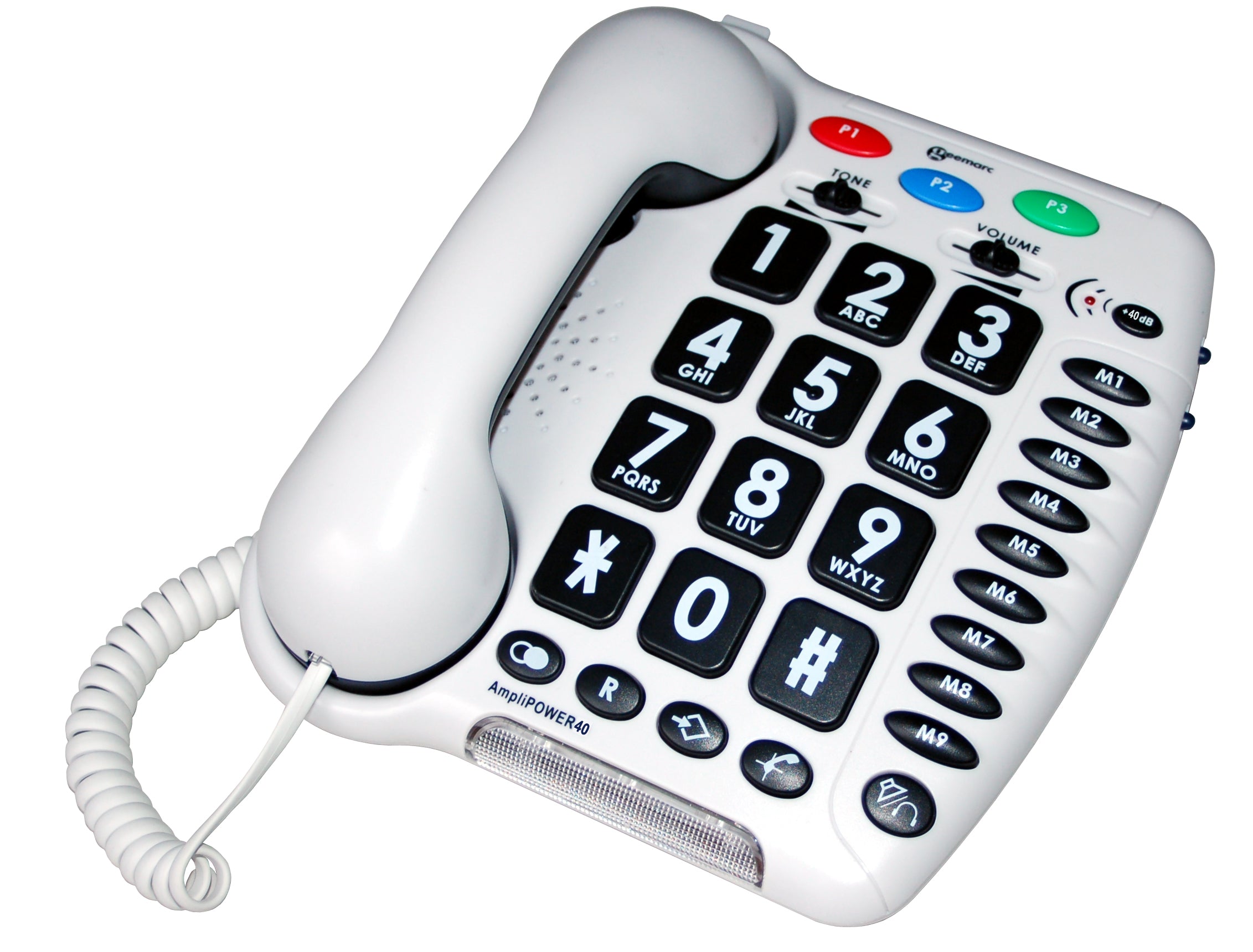 AmpliPower 50 (+60 dB) - Téléphone Geemarc