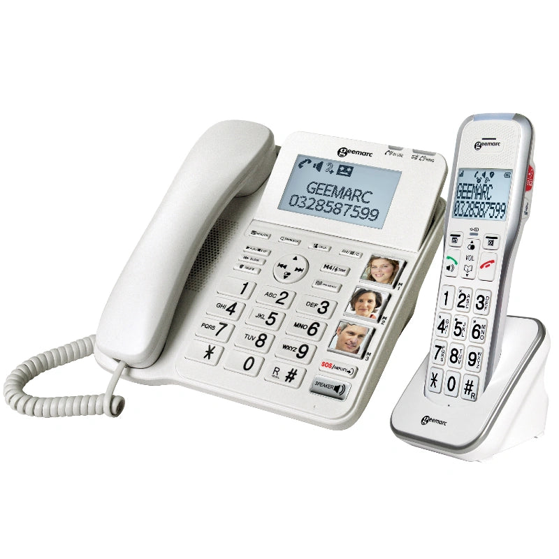 AmpliDECT Combi 595 (+50dB) - Téléphone Geemarc