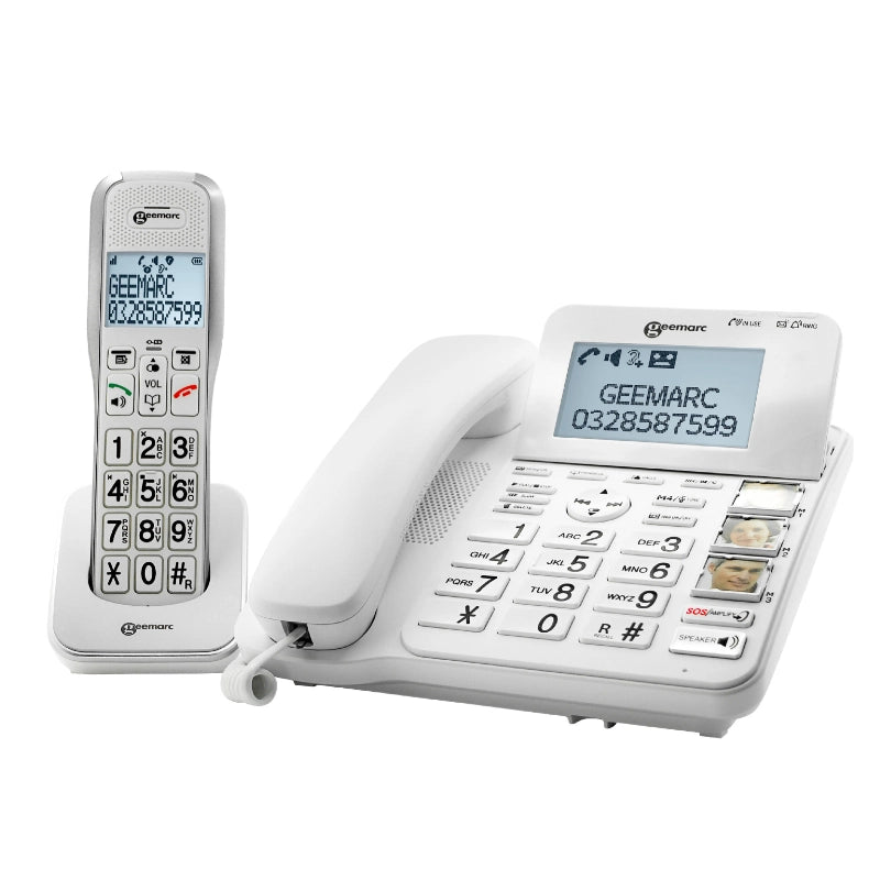 AmpliDECT Combi 595 (+50dB) - Téléphone Geemarc