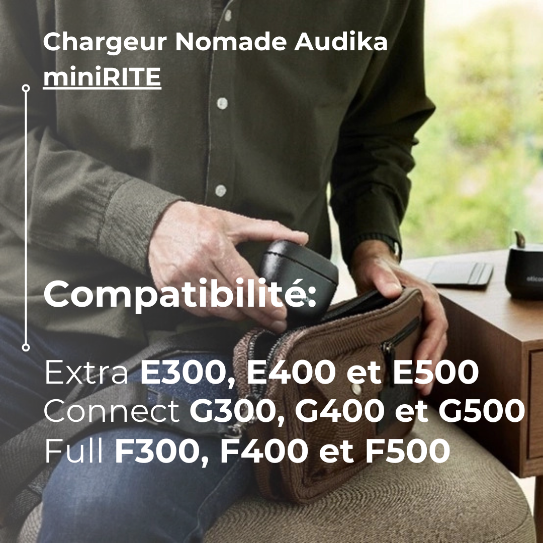 Chargeur Nomade Audika pour miniRITE