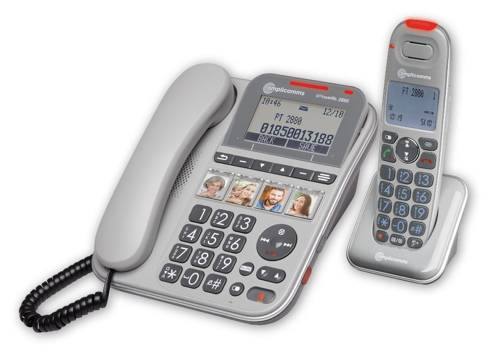 PowerTel 2880 Combo - Téléphone Amplicomms