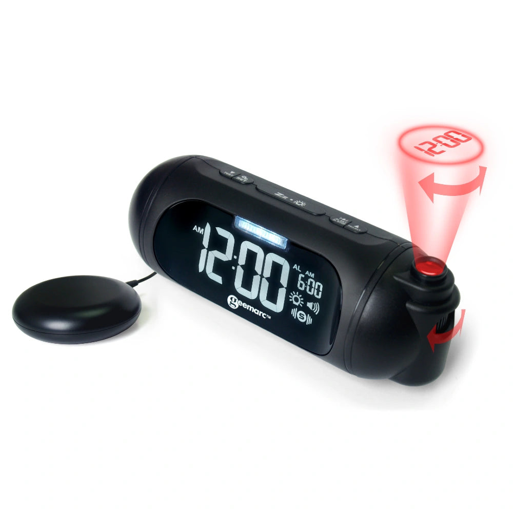 WAKE’N’SHAKE Spot 95 dB - Réveil Vibrant Geemarc