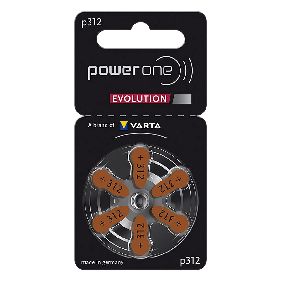 120 Piles Auditives power one evolution 312