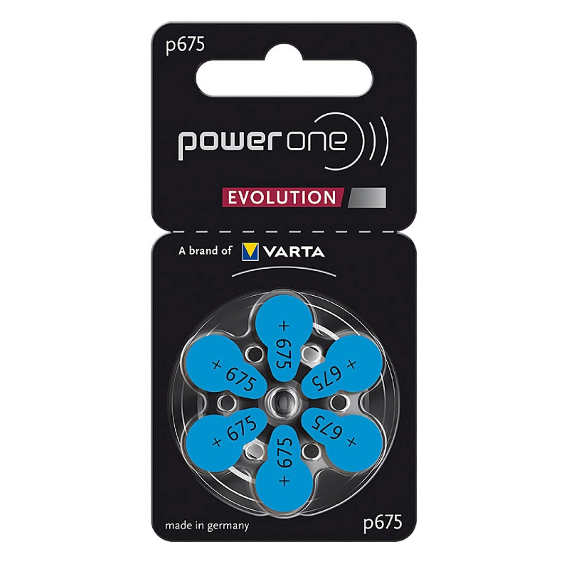 60 Piles Auditives power one evolution 675